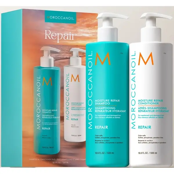Набір для відновлення волосся Moroccanoil Repair Shampoo & Conditioner Duo Set 500+500 мл