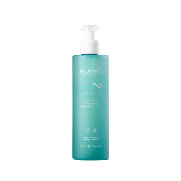 Ревіталізуючий фреш-гель для волосся та тіла Nubea Solenium After Sun Revitalizing Hair and Body Wash 250 мл, зображення 2