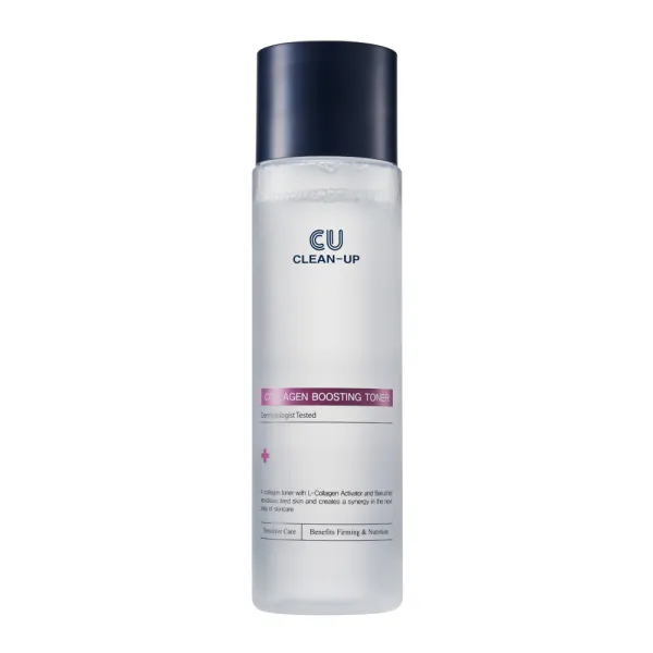 Тонер для покращення пружності CUSKIN Clean-Up Collagen Boosting Toner 200 мл