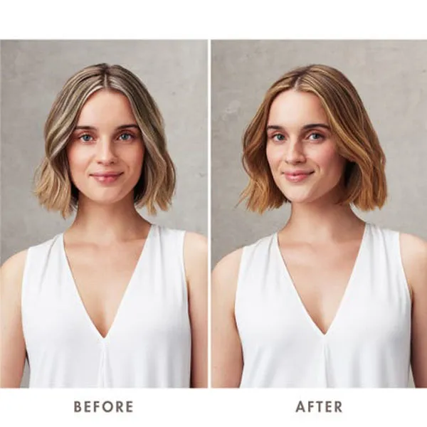 Оттеночная маска для волос тепло бежево золотистая Moroccanoil Color Depositing Mask Champagne 200 мл, Объем: 200 мл, Тон: Теплый золотистый блонд, изображение 3