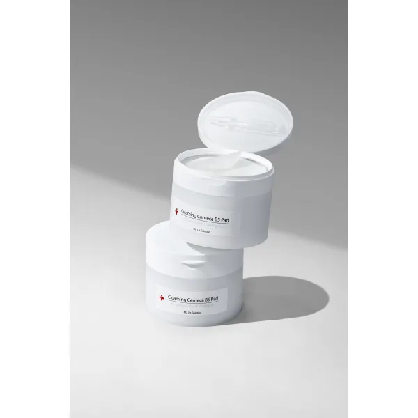 Заспокійливі педи з центеллою та пантенолом CU SKIN Dr. Solution Cicaming Centeca B5 Pad 80 шт, зображення 2