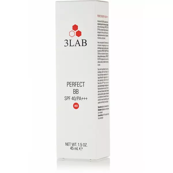 BB-крем 3LAB PERFECT SPF40 PA+++ 45 мл для шкіри обличчя №01 Light, Об'єм: 45 мл, Тон: 01 Light, зображення 2