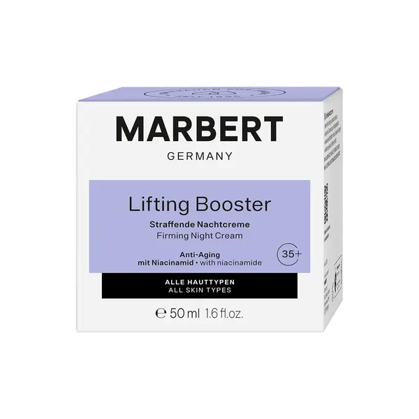 Ночной крем Marbert Lifting Booster Firming Night Cream 50 мл укрепляющий лифтинговый, изображение 2