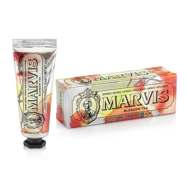 Зубна паста зі смаком Цвітіння чаю Marvis Blossom Tea 25 мл, Об'єм: 25 мл