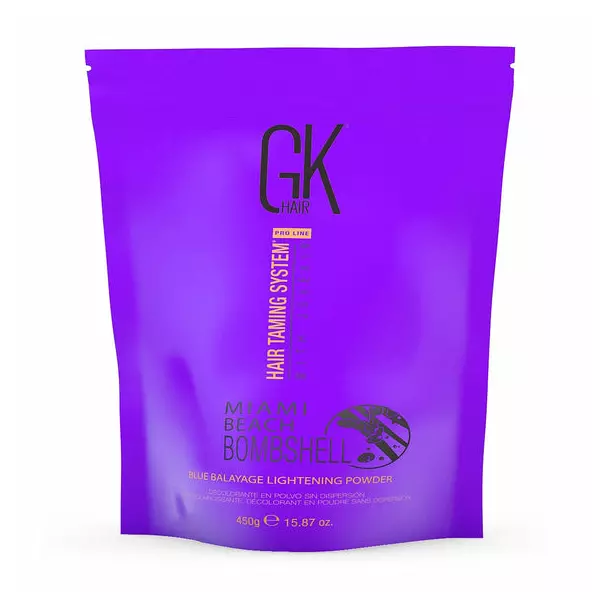 Осветляющая пудра для техники балаяж GKhair Miami Beach Bombshell Clay Lightening Powder 450 гр, изображение 3
