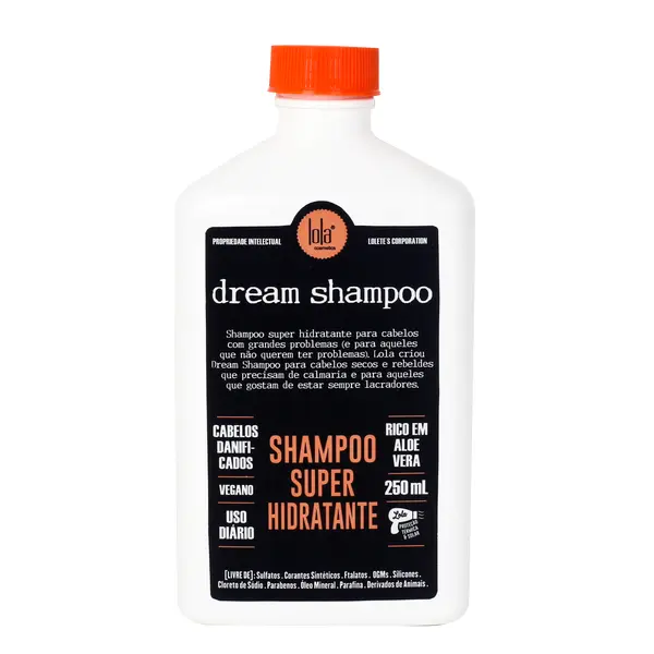 Увлажняющий шампунь Lola Cosmetics Dream Cream Shampoo 250 мл для сухих и непослушных волос