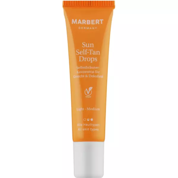 Краплі-концентрат Marbert Sun Self-Tan Drops 15 мл для автозасмаги обличчя та зони декольте