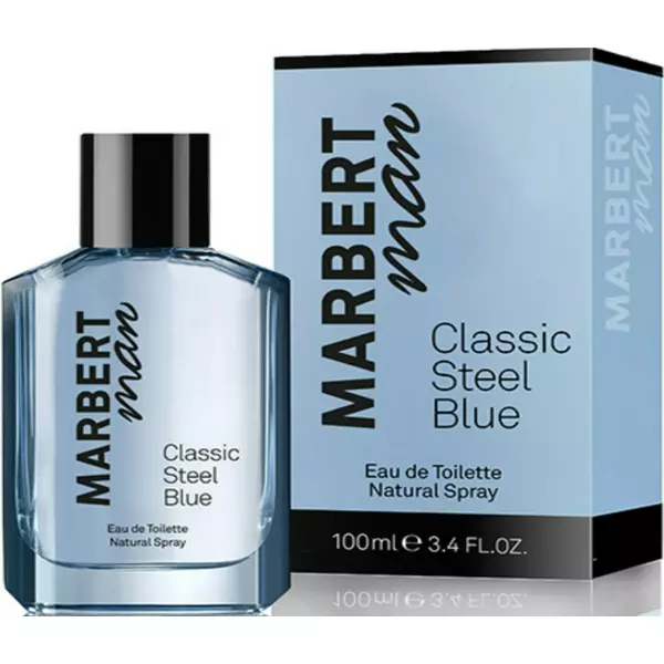 Туалетная вода Marbert Man Classic Steel Blue EdT Natural Spray 100 мл, изображение 2