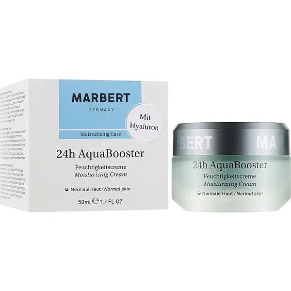 Увлажняющий крем Marbert 24h AquaBooster Moisturizing Cream 50 мл для нормального типа кожи, изображение 2