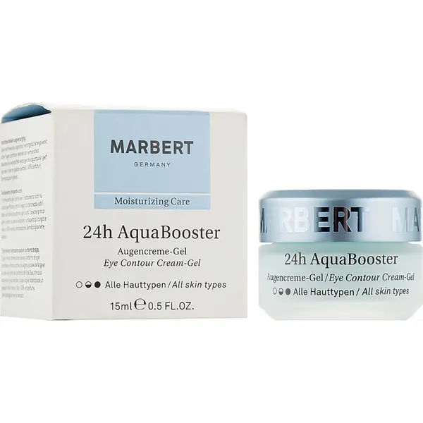 Увлажняющий крем-гель Marbert AquaBooster Augencreme-Gel 15 мл для кожи глаз, изображение 2