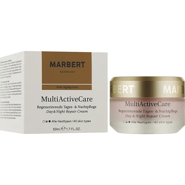 Восстанавливающий крем Marbert Multi-ActiveCare Regenerating Day & Night Repair Cream 50 мл дневной/ночный, изображение 2